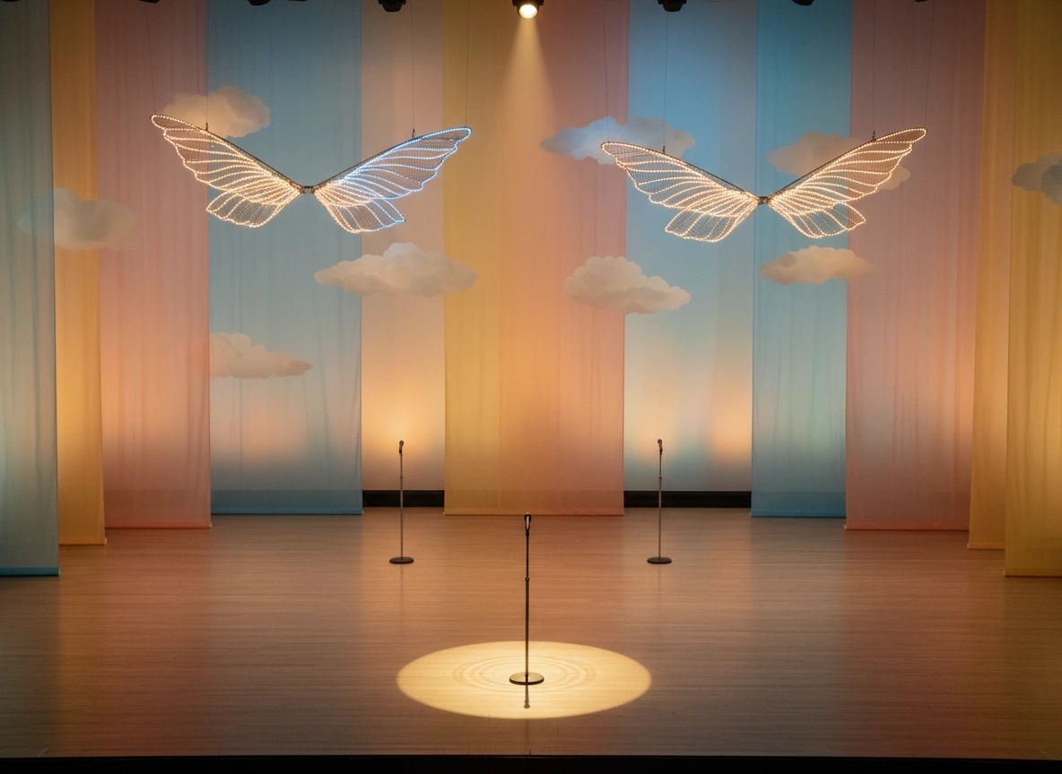 Scène lumière du Flying Tap Fest